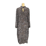 Load image into Gallery viewer, NB - Leopard Print Soft Pleat Dress
