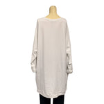 Load image into Gallery viewer, NB - Foil Chanel Inspired Logo Cotton Tunic
