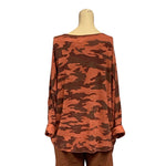 Load image into Gallery viewer, NB - Camouflage Print Soft V-Neck Top
