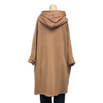 Load image into Gallery viewer, NB - Plain Cowl Neck Hoodie Tunic

