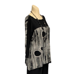 Load image into Gallery viewer, Saloos - Distressed Spot Print Top
