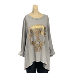 Load image into Gallery viewer, NB - Skull Foil Print Top
