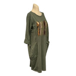 Load image into Gallery viewer, NB - Metallic Leopard Brush Stroke Tunic
