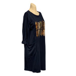 Load image into Gallery viewer, NB - Metallic Leopard Brush Stroke Tunic
