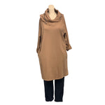 Load image into Gallery viewer, NB - Plain Cowl Neck Hoodie Tunic
