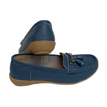 Load image into Gallery viewer, Jo &amp; Joe - Denim Tassel Loafers
