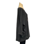 Load image into Gallery viewer, NB - Foil Chanel Inspired Logo Cotton Tunic
