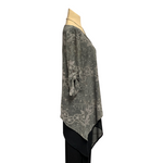 Load image into Gallery viewer, Saloos - Grey Floral Print Top with Necklace
