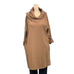 Load image into Gallery viewer, NB - Plain Cowl Neck Hoodie Tunic
