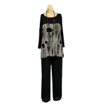 Load image into Gallery viewer, Saloos - Distressed Spot Print Top
