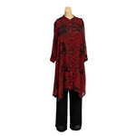Load image into Gallery viewer, Saloos - Red Print Shirt Dress
