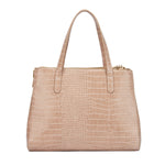 Load image into Gallery viewer, LYDC - Beige Crocodile Skin Handbag
