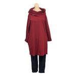 Load image into Gallery viewer, NB - Plain Cowl Neck Hoodie Tunic
