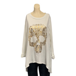 Load image into Gallery viewer, NB - Skull Foil Print Top

