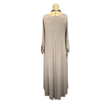 Load image into Gallery viewer, Saloos - Beige Ecliptic Hem Dress with Necklace

