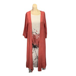 Load image into Gallery viewer, Saloos - Terracotta Jacket Double Layer dress
