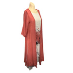 Load image into Gallery viewer, Saloos - Terracotta Jacket Double Layer dress
