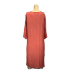 Load image into Gallery viewer, Saloos - Terracotta Jacket Double Layer dress
