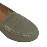 Load image into Gallery viewer, Jo &amp; Joe - Taupe Suede Penny Loafers
