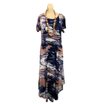Load image into Gallery viewer, Saloos -  Multicoloured  Dress with Necklace
