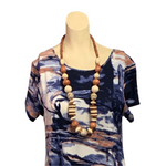 Load image into Gallery viewer, Saloos -  Multicoloured  Dress with Necklace
