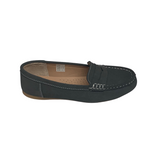 Load image into Gallery viewer, Jo &amp; Joe -  Grey Suede Penny Loafers
