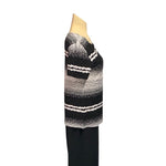 Load image into Gallery viewer, Saloos - Black Jacquard Strip Top
